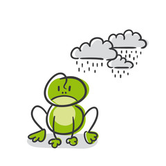 Stick Figure Series Green