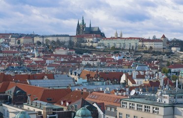 Naklejka na ściany i meble View of the Prague Castle