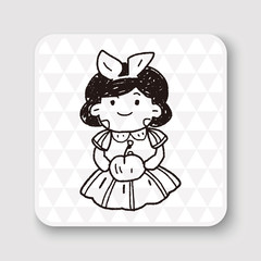 snow white doodle