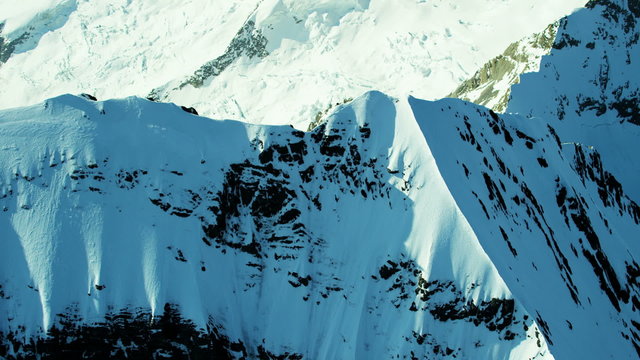 Aerial Eiger Switzerland Grindelwald Rock Peak summit 