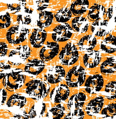 abstract circle spiral pattern background, illustration design element