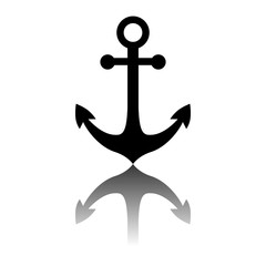 Anchor icon. Vector illustration