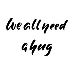 Hand drawn vector lettering. Motivating modern calligraphy 