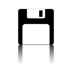 Floppy disk  Vector icon