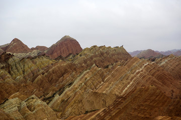 Danxia landform in Zhangye, China