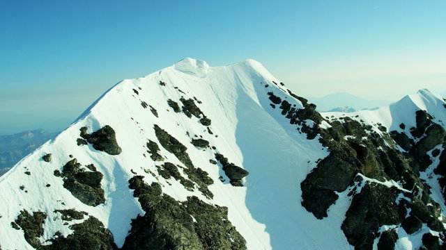 Aerial Eiger Switzerland Grindelwald Rock Peak summit 