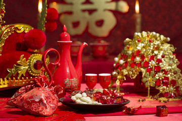 Traditional Chinese wedding elements