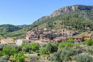 Fototapeta na wymiar View of Viella Baixa, Spain