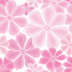 Floral seamless background. Decorative flower pattern. Floral se