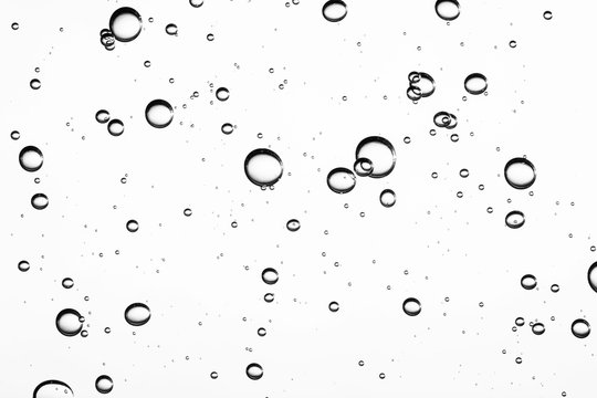 Bubble water gel texture.