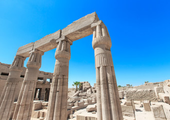 Naklejka premium Africa, Egypt, Luxor, Karnak temple