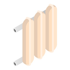 Radiator isometric 3d icon