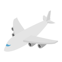 Airplane isometric 3d icon