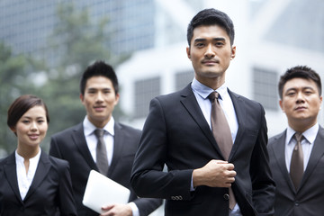Professional business team in Hong Kong