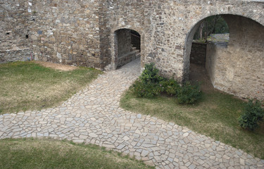 Obraz premium Ancient door village of Agropoli