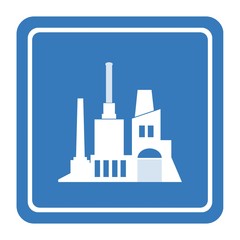 Usine dans un panneau