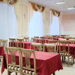 Interior of a restaurant
