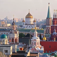 Foto op Plexiglas view of the center of Moscow, Russia © Dmitry Vereshchagin