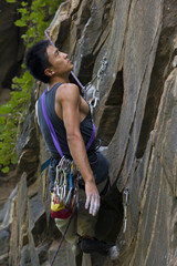 Rock climbing
