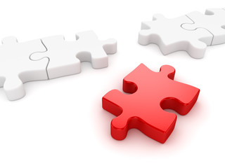 Obraz premium Final puzzle piece