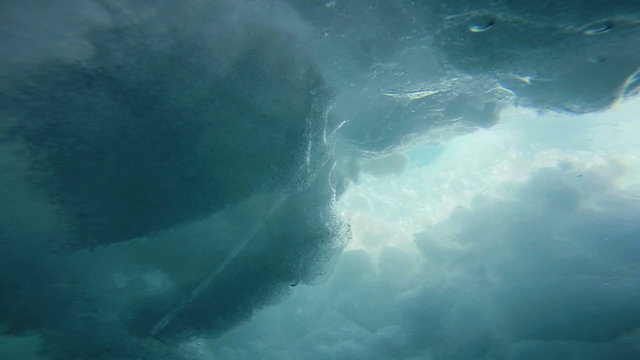 Underwater Blue Clean Ocean Water Global Warming Eco Systems Damage