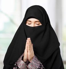 Naklejka premium Hijab.