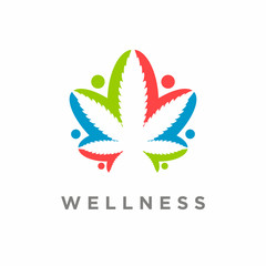 Cannabis Group fans Logo Icon