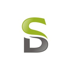 Fototapeta premium initial SD logo