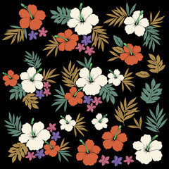 ハイビスカスのイラスト