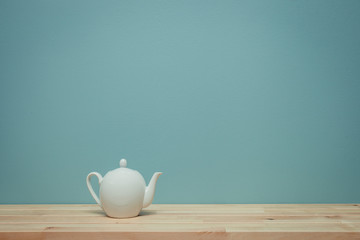 vintage tone of tea on table