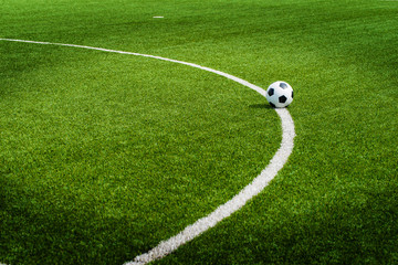 Soccer ball on field