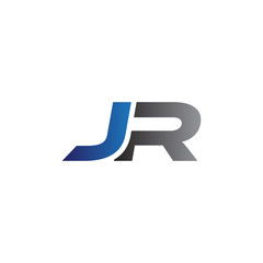 Simple Modern letters Initial Logo jr