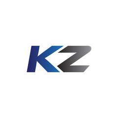 Simple Modern letters Initial Logo kz