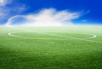 Obraz premium Soccer football field