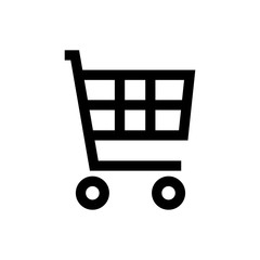 Sale, shopping cart line icon.