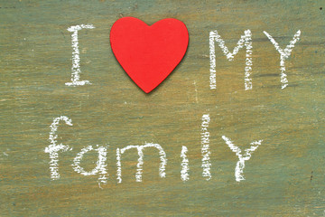 Text i love my family - 99498739