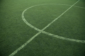 Obraz premium Landscape Of Soccer Field