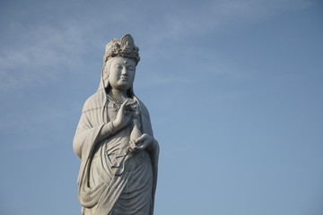 부처,부처님,강원도,기도,불심,하늘,배경,파랑,콘크리트