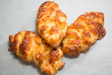 Cheese  bread with herbs