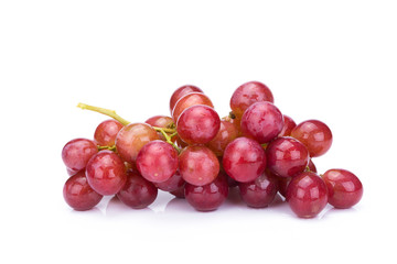 grapes isolated on over white background