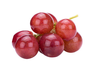 grapes isolated on over white background