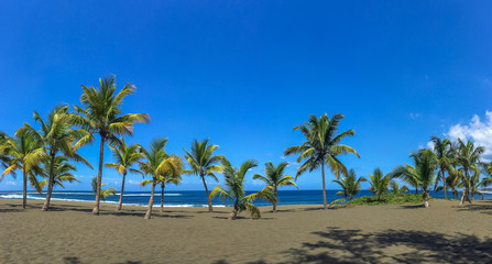 Naklejka premium plage de l'Etang-Salé-les-Bains, île de la Réunion 