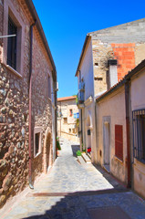 Alleyway. Rocca Imperiale. Calabria. Italy.