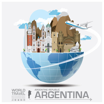 Argentina Landmark Global Travel And Journey Infographic