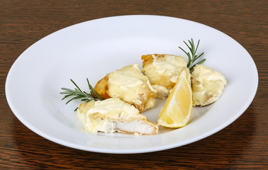 Baked perch