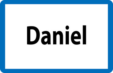 Beliebter Vorname Daniel auf österreichischer Ortstafel