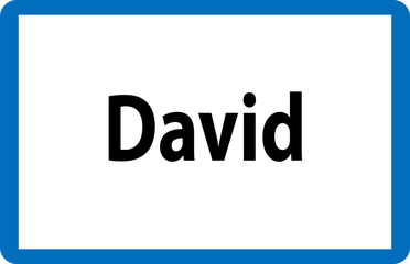 Beliebter Vorname David auf österreichischer Ortstafel