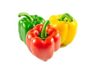 Cayenne pepper isolated on a white background