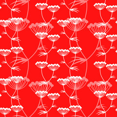Flowers pattern seamless