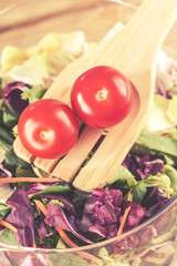 Fresh healthy vegetable salad